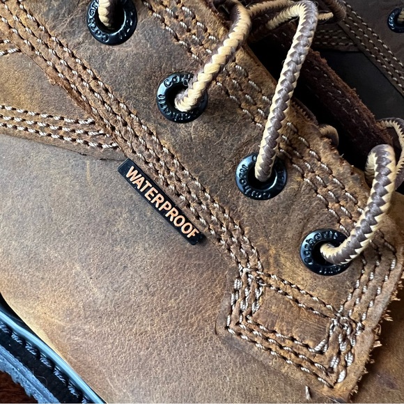 Carhartt CMW6220 Waterproof 6-Inch Steel Toe Work Boot Brown Men's 9 Brand NIB - Picture 8 of 13